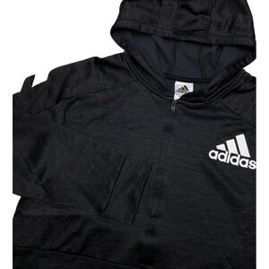 Adidas Full Zip Sweatshirt Hoodie Youth XL (18-20)‎ Dark Heather Gray